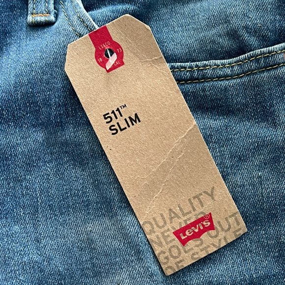 Levi's Men's Stretch 511 Slim Jeans - Picture 6 of 9